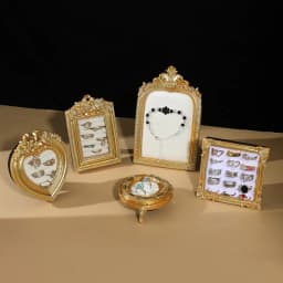 Resin Photo Frame Stud Display Stand Jewelry Storage Stand Ring Stud Necklace Pendant Display Stand