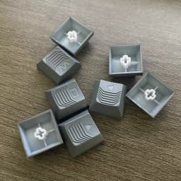 Texture Tactility Backlit WASD Keycaps+Arrow Keys,Replacement for Cherry MX 1.0/2.0S/3.0S/5.0/6.0/8.0/9.0 Mechanical Keyboards