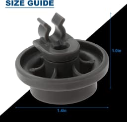 8Pcs Dishwasher Lower Rack Wheels 4581DD3003B Repalce for LG Replace 4502960 AP6231149 PS12075858 Domestic Dishrack Roller Parts