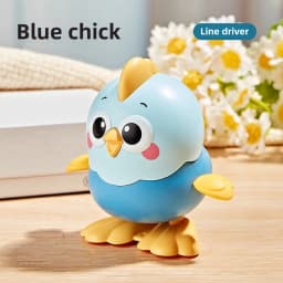 Cute Wind Up Chick Toy No Battery Needed Baby Crawling Educational Clockwork Safe Sensory Toy for Infant Toddler Kids Gift
