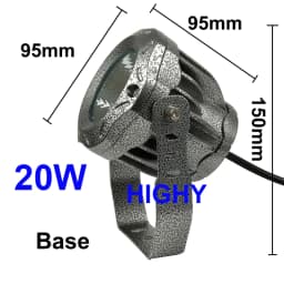 LED Lawn Light 20W Wall Washer Waterproof Floodlights Narrow Beam Spot Lamp Outdoor Landscape Lighting 100-240V Pillar Lighting