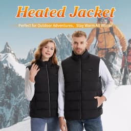 Electric Heated Vest 21 Heating Areas Full Body Warm USB Power Bank 3 Levels Windproof Winter Motorcycle Skiing Coat Men Women