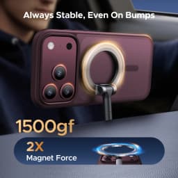 UGREEN Claret Magnetic Case for iPhone 18 17 Pro Max Case Shockproof Cover for iPhone 17 Pro Max 18pro Macsafe TPU Cases 2026