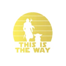 This Is The Way Vinyl Art Sticker Car Window Laptop Decoration Decal Kids Room WALL Decor Mural