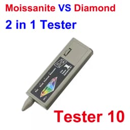 DJMAX Professional High Accuracy Diamond Tester 2 / 3 Gemstone Gem Selector Jewelry Watcher Tool LED Diamond Indicator Test Pen
