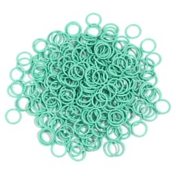 50pcs 8mm 10mm Colorful Single Loop Ring Metal Closed End Single Ring For Diy Jewelry Making Connectors Accessories Supplies