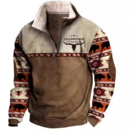 Spring Autumn New Men Wool Collar Half-zipper Hoodies Sweatshirts Print Casual European American Trend Jacket Long-sleeved Tops