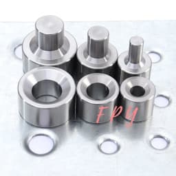 3 Piece Dimple Die Set 1/2" 3/4'" 1"