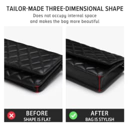 CRAZYSMITH Leather Bag Base Shaper For Chanel Woc Insert Portable Support Bottom Pad Handbag Inner Transformation Accessories