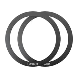 Baseus 2pcs Magnetic Metal Plate Sticker Rings for Wireless Charger Phone Holder for iPhone 17 Air 16 15 Pro Max Charging Ring