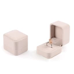 6PCS Square Velvet Ring Box Rings Earrings Studs Storage Organizer Jewelry Gift Case Romantic Proposal Wedding Ring Box