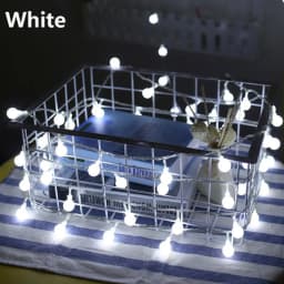 USB/Battery Power LED Ball Garland String Fairy Lights Waterproof Outdoor Lamps Birthday Holiday Christmas Wedding Party Decor