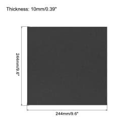10pcs EVA Foam Sheets Foam Paper Thickness 6/10/13mm Sound-Absorbing Noise Spone Foam Craft for DIY Projects Handmade Making