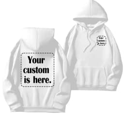 2026 Men Women Casual Custom Printed Text DIY Hoodie Customized Personalized Hoody Custom Hoodies Text Sweatshirt Men Clothing