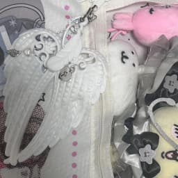 Creative Angel Wing Keychain Pendant Versatile Bag Pendant Y2k White Wing Keyring Exquisite Backpack Decor Accessories Gifts