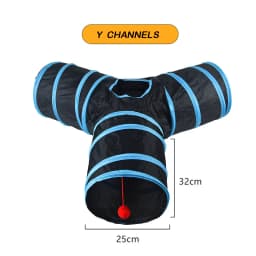 Cat Tunnel Foldable Cats Tunnel Cat Toy Breathable Drill Barrel for Indoor loud paper Pet Supplies Cat S Y Pass Play Tunnel