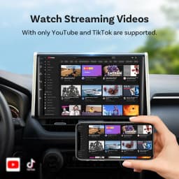 OTTOCAST MINI AIR Cube 4.0 Wireless CarPlay Android Auto Adapter  3 in 1 Dongle Airplay Screen Mirroring Dongle Car Accessories