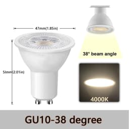 1/2/4/6PCS LED Spot Light GU10 AC220V No flicker Warm white light 3W 5W 6W 7W 8W replaceable 20W 30W50W halogen lamp