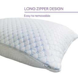 Cooling Pillow Memory Foam Pillows with Zipper Adjustable Firmness for Sleeping Cold Pillow (Two Sides Design)