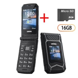 NEW UNIWA X29 2G Russian Language Keyboard Feature Phone Big Button Senior Flip Mobile Phone GSM Dual Sim FM Clamshell Cellphone