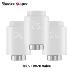 SONOFF TRVZB Zigbee Thermostatic Radiator Valve Smart Home Heating Froest Protection Remote Group Control via eWeLink Alexa