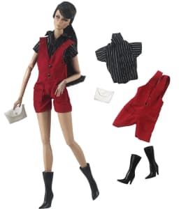 Suspender Jeans Doll Clothes 1:6 Scale Outfit for 11.5 Inch 30cm Doll Many Style for Choice Gifts for Girls Doll Accessories