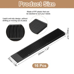 16/20/24pcs 200x37mm Composite Shims Leveling Wedges Plastic Shims Firm Non-Slip for Leveling Table Toilet Hot Tub DIY Furniture