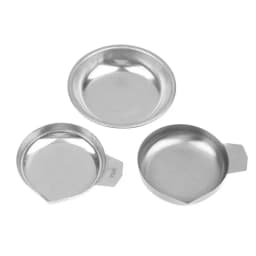 New 1 Set Weighing Powder Pans Scale Pan For Weigh Liquid Powder Gems Gemstone Weighing Pan