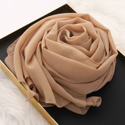 2025 Muslim Hijab Scarf With Zipper Plain Bubble Chiffon Ready to Wear Veiled Hijab Wrap Solid Shawls Headscarf Turban Ramadan