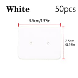50 pcs Earring Display Cards Earring Packaging Cards