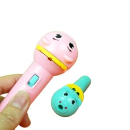 5/10 Cards Of Different Themes Flashlight Early Education Cartoon Fun Stall Gift Toy Children Luminous Projection Flashlight