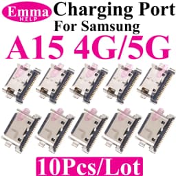 10Pcs Original Charging Port Connector for Samsung A15 A05S A25 A35 A55 A13 A04S A14 A23 A33 A24 A34 A54 A53 USB Charger Pin Plu