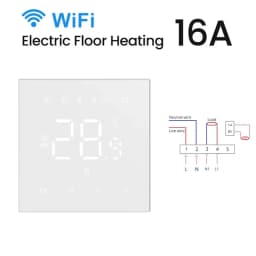 AVATTO Tuya WiFi Smart Thermostat Underfloor Heating System for Gas Boiler Electric Heating Work with Alexa Google Home
