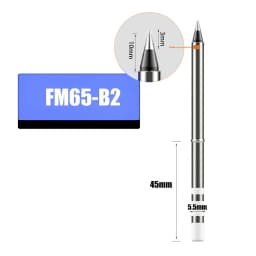 T65 FM65 Soldering Iron Tip for T65 HS01 GD300 T85 Replacement Heater Solder Compatible with SH series Not Applicable T12