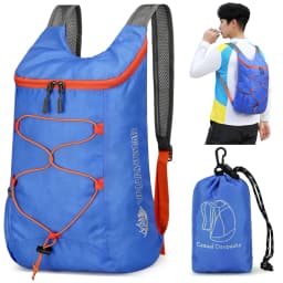 10L Foldable Portable Backpack Folding Outdoor Climbing Cycling Travel Knapsack Ultralight Camping Hiking Backpack for Men Women