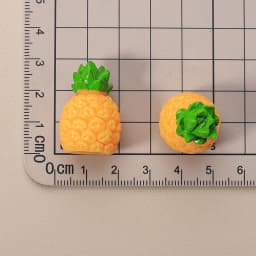 Mini Simulated Fruit Ornament Watermelon Avocado Grape Lemon Peach Micro Landscape Dollhouse Miniature Toy Car Decoration