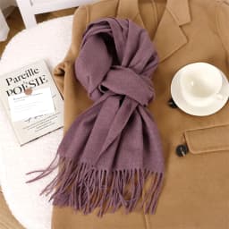 70Color Solid Winter Women Scarf Warm Thicken Cashmere Shawl Outdoor Tassels Pashmina Lady Wrap Windproof Scarves Fashion Luxury