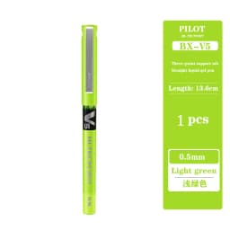 1pcs Japan Pilot V5 Gel Pen Straight Liquid Roller Pen BX-V5 Large Capacity Quick-drying Ink 0.5mm Needle Tip School Stationary