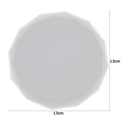 Round Square Rectangle Shape Coaster Base Silicone Mold Resin Molds Epoxy UV DIY Resin Craft Home Decoration Handmade Tools