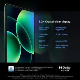 Global Version Xiaomi Pad 8 Pro 11.2" 3.2K 144Hz 3200×2136 Display Snapdragon 8 Elite Tablet 9200mAh Battery 67W HyperCharge