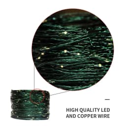 100M LED String Lights Green Wire Fairy Lights Garland for Outdoor Home Christmas Trees Wedding New Year Party Garden Decoration