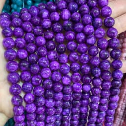 6 8 10MM Natural Stone Jade Chalcedony Round Multicolors Loose Beads For Jewelry Making Diy Charm Bracelets Necklace Accessories