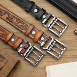 Luxury Brand Belts for Men High Quality Genuine Leather Men's Belts Vintage Alloy Buckle Western Style Pin Buckle Waist Strap
