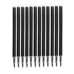 12Pcs BIG Erasable Refill Pens High Temperature Disappearing Fabric Marker Pen for Patchwork Fabric PU Leather Mark Sewing Tool