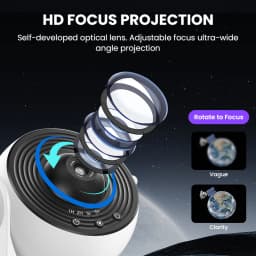 Aiopp 13 in 1 HD Galaxy Projector, Planetarium Star Projector Realistic Starry Sky Night Light ,Solar System Constellation Moon for Kids Bedroom Home Decor