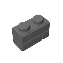 Gobricks GDS-631 Profile brick 1x2 single gro. compatible with lego 98283 children's DIY Educational Building Blocks Technical