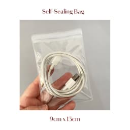 10/20 Pieces Self-sealing Bracelet Earrings Plastic Transparent Jewelry Gift Storage PVC Bag For Small Business Customize Logo