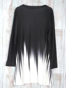 Women's Plus Size Colorblock Ombre Print Open Front Cardigan - Stylish and Comfortable For All Season