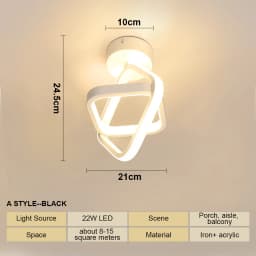 Nordic Modern Minimalist Corridor LED Ceiling Light Home Lighting Decor Corridor Balcony Entrance Lighting Lamps for Living Room