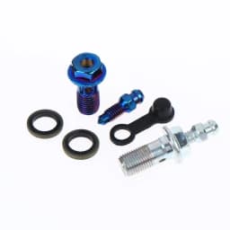1Set Motorcycle Accessories Brake Bleed Screw Banjo Bolt M10*1.25mm /1.0mm Air Release Brake Caliper Cylinder Screw